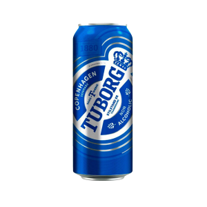 آبجو بدون الکل توبورگ Tuborg حجم 450 میل